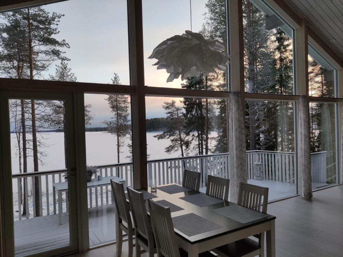 Villa Sirius Sieri, Nice Log-Cottage By The Lake Rovaniemi Exterior foto