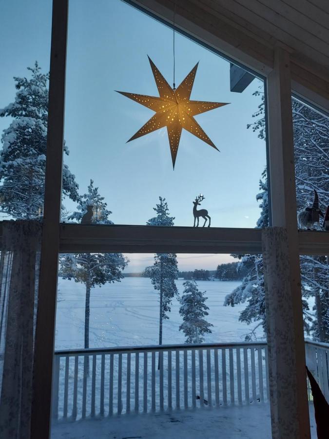 Villa Sirius Sieri, Nice Log-Cottage By The Lake Rovaniemi Exterior foto