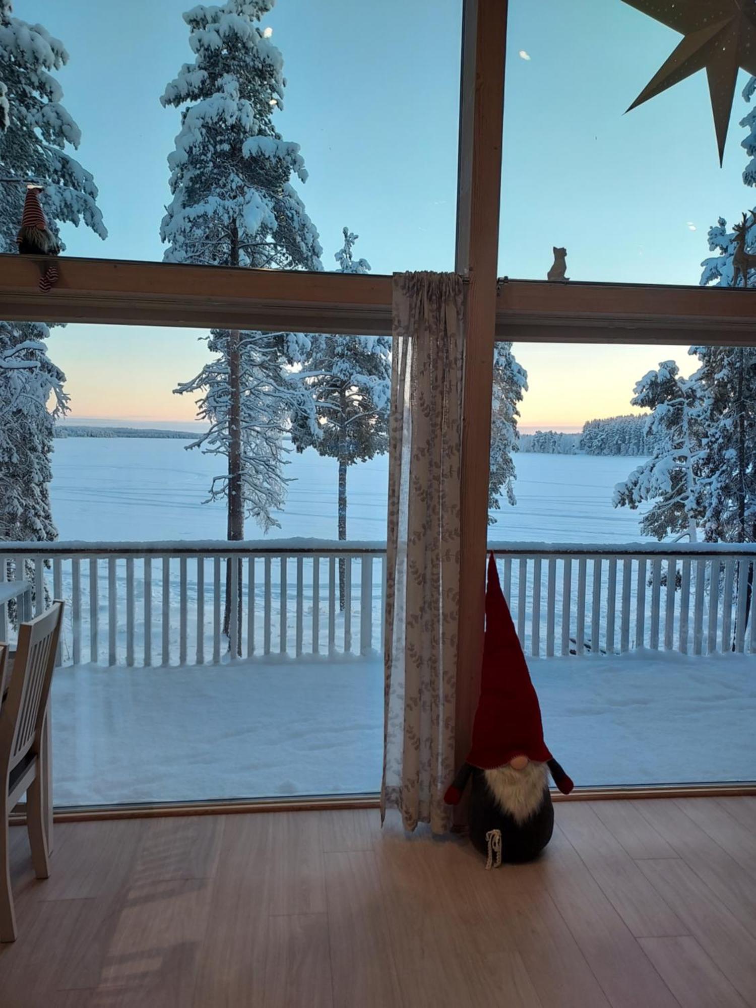 Villa Sirius Sieri, Nice Log-Cottage By The Lake Rovaniemi Exterior foto