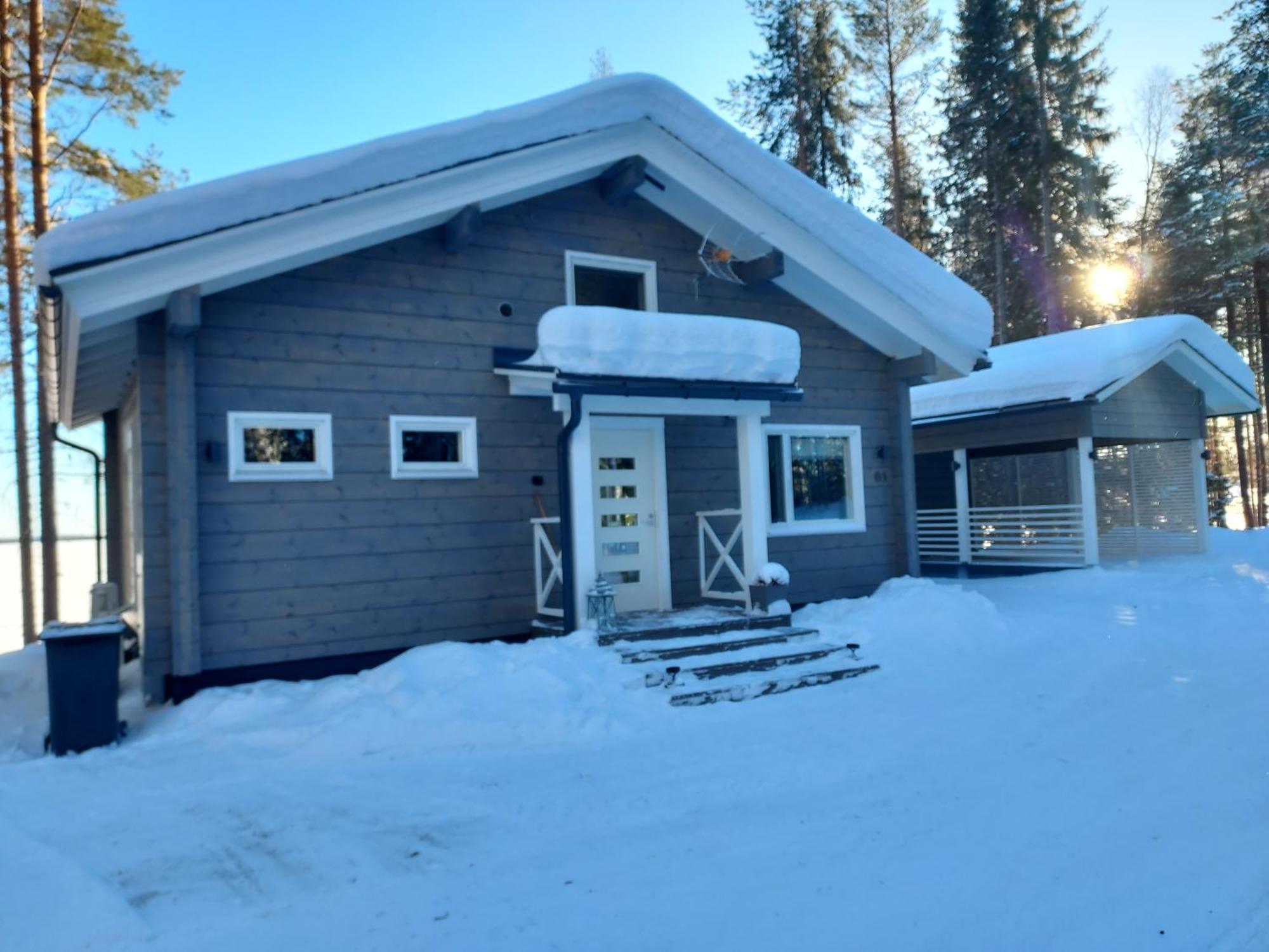 Villa Sirius Sieri, Nice Log-Cottage By The Lake Rovaniemi Exterior foto